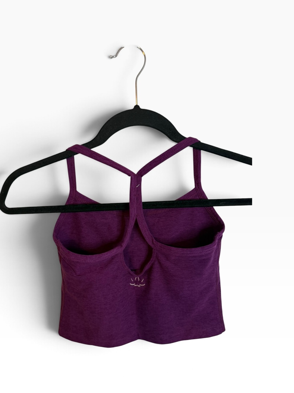 Beyond Yoga Purple Slim Racerback Cropped Tank